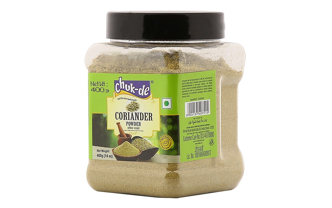 Chuk-de Coriander Powder    Plastic Jar  400 grams